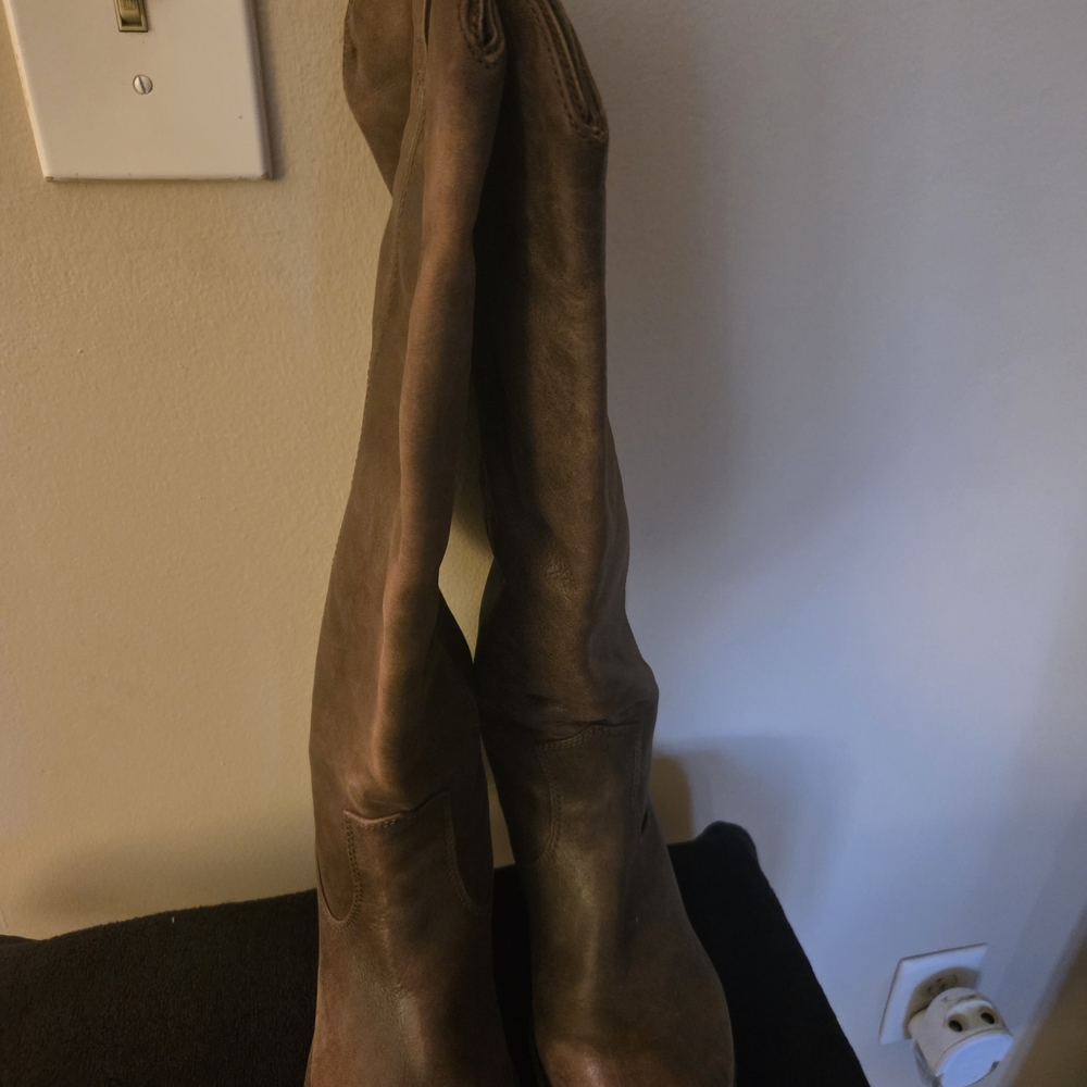 Lucky Brand Brown Leather Boots - Picture 4 of 5